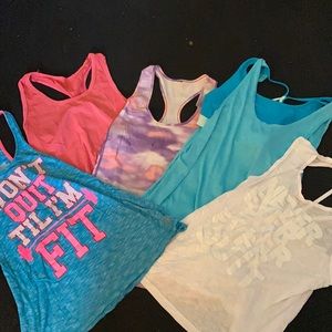 Bundle of 5 workout tops